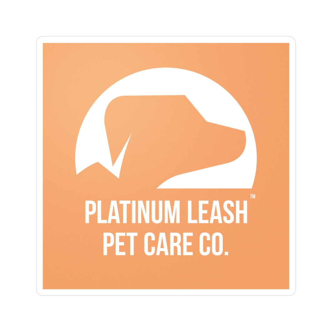 Platinum Leash Pet Care Vinyl Die-Cut Sticker
